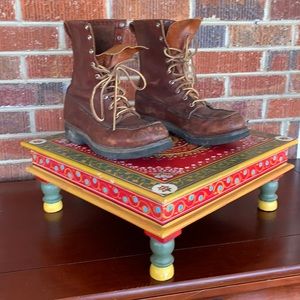 Vintage leather hiking boots-not sure brand-possibly LLBean fits size 7